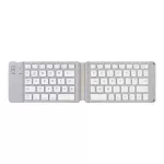 Avatto B033 Mini Folding Keyboard Bluetooth Foldable Wireless Keypad with Touchpad for Windows, Android, iOS Tablet iPad Phone
