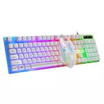 Mouse, USB, glow with colorful straps with glow mechanical keyboard + Mouse set TH30941