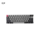 Black Gray Mixed Dolch Thick Pbt 104/87/61 Keycaps Oem Profile Key Caps