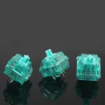 Zealpc Turquoise Tealios Switch Gateron Transparent Axis 63.5g Linear Switches For Customized Mechanical Keyboard 5 Pins