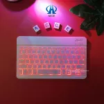RGB Wireless Keyboard / Mouse Bluetooth Wireless, thin, smooth, compact, a keyboard for iOS / Android / Windows.