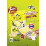 Crispy durian with 50 grams / Freeze-Dried Durian with Coconut Milk Dip 50g, Chimma Brand brand