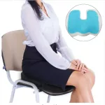 Memory foam seat with cold gel