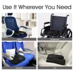 Memory foam seat with cold gel