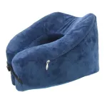 Special thicker foam neck pillow supports the body.