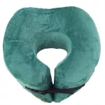 Special thicker foam neck pillow supports the body.