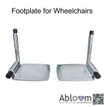Spare parts with lock cores for 1 pair of wheelchair aluminum footplate for wheelchair 1 pair