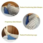 Triangle pillow with a zipper model R Shape Triangle Shape Leg Pillow, Bed Wedge Pillow