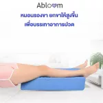 ABLOOM Pillow Pillow Pillow with Zipper Model U Shape Leg Pillow, Bed Wedge Pillow
