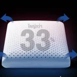 2 pair of pair packs, SIAMLATEX, Double Slopes, COLOPES Rubber Pillow, comes with 2 layers of rubber pillowcases with 100% Japanese cotton cotton.