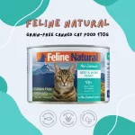 Feline Natural Grain-Free Canned Cat Food 170g สูตรวัวและปลาค็อด อาหารเปียกแมวเกรดพรีเมี่ยม x Petsister