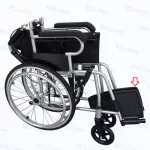 Foot parts for 1 pair of black carts