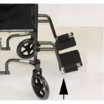 Foot parts for 1 pair of black carts