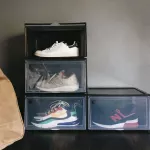 Clip PAC ETC PAC, 4 boxes, SIDE view, strong side, stacked on the side, with 2 colors.