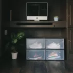 Clip PAC ETC PAC, 4 boxes, SIDE view, strong side, stacked on the side, with 2 colors.