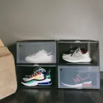 Clip PAC ETC PAC, 4 boxes, SIDE view, strong side, stacked on the side, with 2 colors.