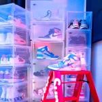 Clip Pac Sneaker Pac, 6 boxes, Standard view, strong front, stacked in 2 colors