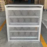 Sun Brand ตะแกรงเหล็กพับ สีเงิน ขนาด75x180x75 ซม. พ่นสีกันสนิมอย่างดีป้องกันสนิม