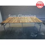 Sun Brand ชุดโครงเหล็ก+แผงไม้ไผ่ 1.8 เมตร ซื้อโครงแถมฟรีแผงไม้ไผ่