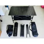 โต๊ะพับสำหรับ Camping สีดำ จัดส่งทันที