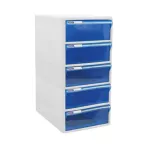 5-layer document cabinet, white drawers, Orka, Orka TCB-5BB