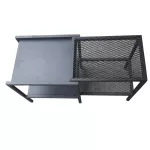 Sun Brand เซ็ตเตาตั้งแคมป์ 2ขาตะแกรง เซ็ตB สีดำ พ่นสีกันสนิมอย่างดี ขนาด 34x79x40 ซม. โต๊ะแคมป์ โต๊ะปิกนิก