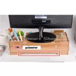 ชั้นวาง ชั้นวางจอคอม ตั้งจอ วางจอคอม ชั้นเอนกประสงค์ ที่วางวจอคอม จัดระเบียบ โต๊ะทำงาน เก็บของจุกจิก อุปกรณ์สำนักงาน