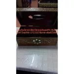 Baantawaii, wooden tissue box, buy 1 get 1 free box, hand towel, made of real wood, rectangle, vintage carvings, wooden tissue boxes