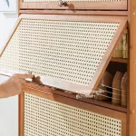 Shoes Shoe rack Shoes Strong, durable wooden shoes, saving space Wooden cabinet