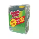 Scotch Brite Sponge Scourer 6x9" x 10 pcs.สก๊อตช์-ไบรต์ แผ่นใยขัด สีเขียว ขนาด 6x9 นิ้ว แพ็ค 10 ชิ้น
