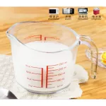ABLOOM Glass, high heat resistant There is a sizes to choose from Measuring Glass, Measuring Cup.