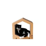 KAFBO Home Home Shape S - Brown Cat Nail Cat Cat Cat Cat Cat Cat Cat Scratcher Cat Toy Cat House