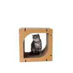 KAFBO HOME LEAF SHAPE S - Brown ที่ลับเล็บแมว ของเล่นแมว บ้านแมว เฟอร์นิเจอร์แมว Cat Scratcher Cat Toy Cat House
