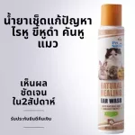 Petsmile Natural Healing Ear Wash Organic Premium for Cat 100ml รักษาไรในหู ทำความสะอาดหูน้องแมว