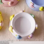3D Duck Pet Food Bowl ชามอาหารสัตว์เลี้ยง น้องเป็ด 3D สีขาว