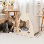 Bellezza Kat House Minimal For beloved pets From premium material, good quality, strong, durable, beautiful color, eyes 004