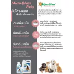 Micro-Blaze PET100มล.ไมโครเบลส หัวเชื้อจุลินทรีย์เข้มข้น ผสมน้ำ ทำสเปรย์ พ่นดับกลิ่นอึ กลิ่นฉี่ กำจัดเชื้อราแมว เรื้อนสุนัข เพื่อสุขภาพสัตว์เลี้ยง