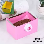 Cups, food, stainless steel edges for pets