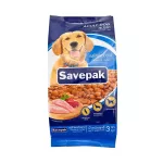 SAVEPAK DOGFOOD CHICK LIVER PACK. 3 kg.เซพแพ็ค อาหารสุนัขชนิดแห้ง แบบเม็ด สำหรับสุนัขโต รสไก่และตับย่าง 3 กก.