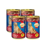 SMARTHEART CAN DOG FOOD Beef & Liver 400 g x 4. Smart Hart Dog food 400 grams of beef and liver flavor x 4 cans