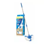 SWASH EASY WRING & CLEAN SPIN MOP HANDLE SET - Swash Easy Ring and Clean Spinning tank handle and refill fabric