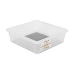 ถาดพลาสติก 17.2x16.5x5.3 ซม. ขาว ME.STYLE BS2100