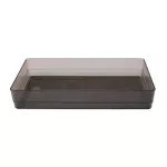Plastic tray 30.4x15.2x5.2 cm. Black Me.style PB8973-TBK