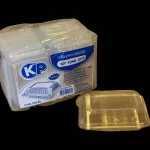 The cheapest plastic box. Clear 104Aops Premium. Lock in the box of rice, put 50 bakery / box.