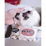 ทิชชู่เปียกสำหรับสัตว์เลี้ยงกระดาษทิชชู่เปียก KUMA PETTO  สำหรับแมว  1ห่อ