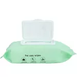 ทิชชู่เปียก กระดาษทิชชู่ ทิชชู่เปียกสำหรับสัตว์เลี้ยง แผ่นทำความสะอาด ผ้าเปียก ผ้าเช็ดทำความสะอาด