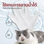 Kojima ถุงมือสัตว์เลี้ยงแบบใช้แล้วทิ้ง ดับกลิ่น ดูแลผิวสุนัขและแมว ถุงมือทำความสะอาดระงับกลิ่นกายสำหรับแมวและสุนัข