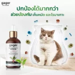 Gager เซรัมนาโนซิลเวอร์ ดับกลิ่นสาบสุนัขและแมว ป้องกันเห็บหมัด ยุง แมลง ไร และแบคทีเรีย Nano Silver Serum ขนาด 30 ml.