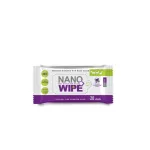 Nano Wipe 20 pcs. ทิชชู่เปียก สูตรนาโนซิลเวอร์ ฆ่าเชื้อโรค ไม่ระคายเคืองผิว สำหรับสุนัข แมว กระต่าย 20 แผ่น/ 2 แพ็ค
