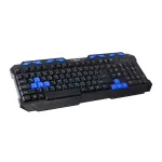 MD-TECH คีย์บอร์ด USB Keyboard (KB-222M) Black/Blue